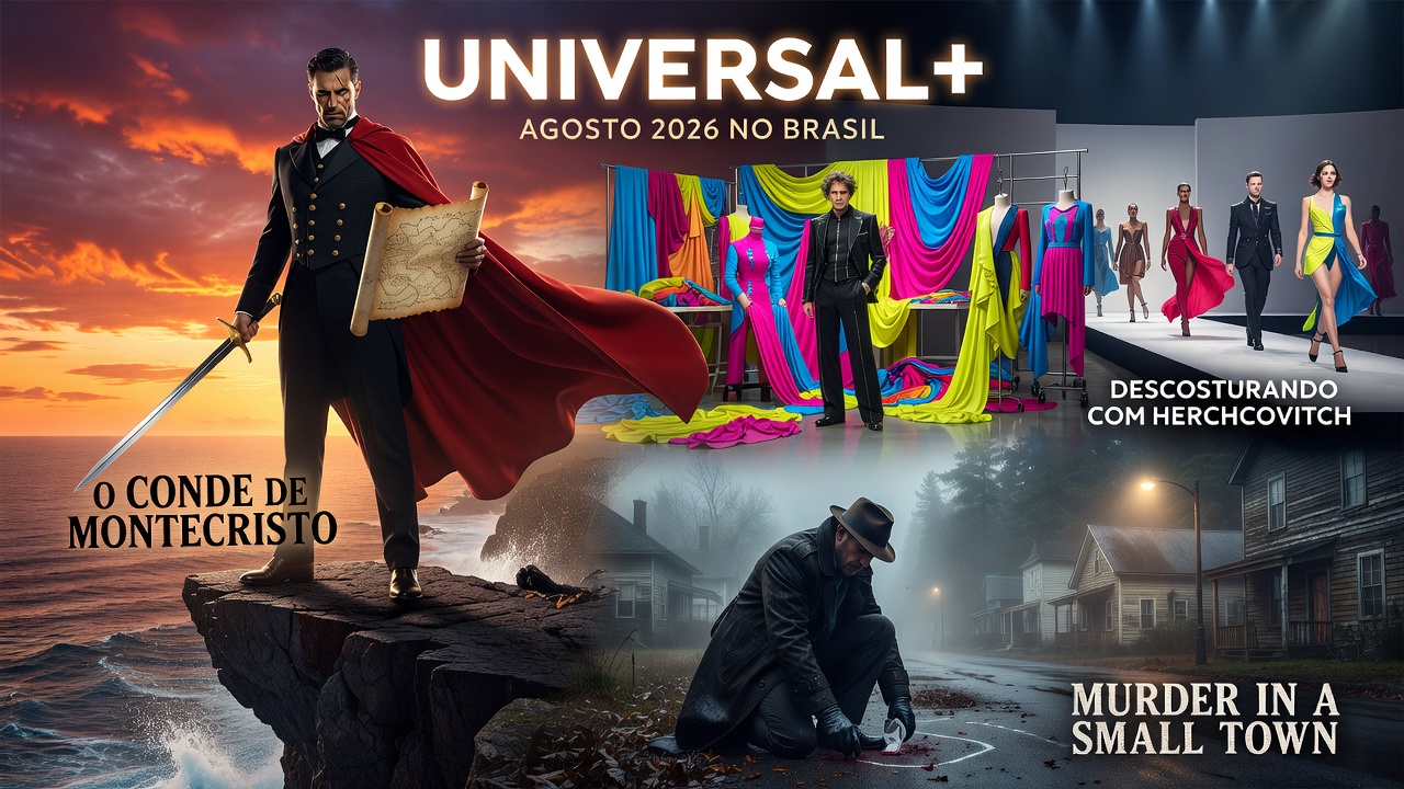 Universal+ traz Conde de Montecristo e documentário sobre Elis Regina em agosto