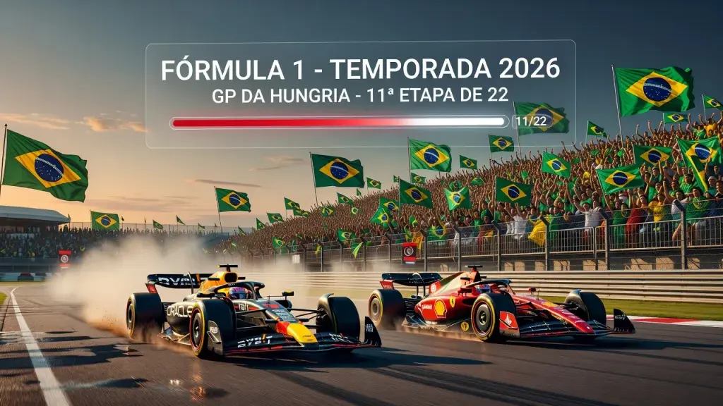 A Fórmula 1 segue a temporada com o GP da Hungria, a 11ª das 22 etapas previstas para a temporada de 2026.