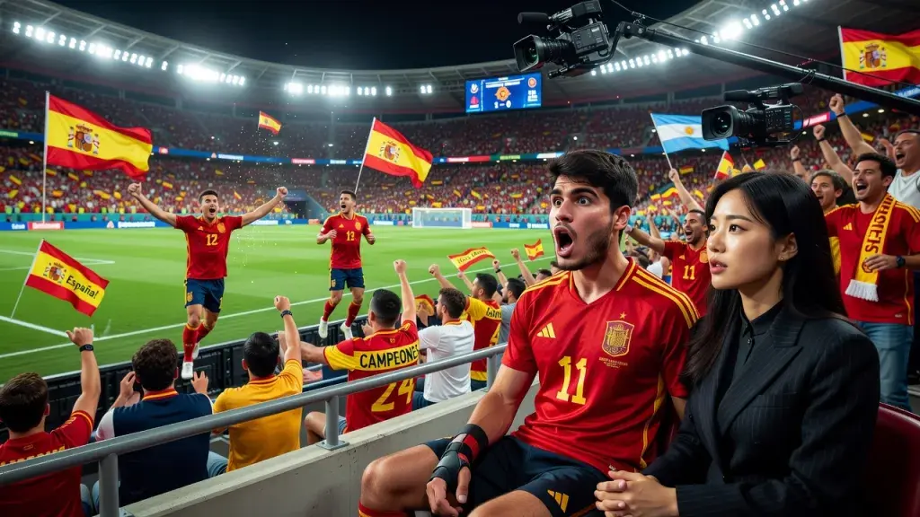Reação de Alcaraz rouba a cena enquanto Espanha vence Argentina na final da Copa